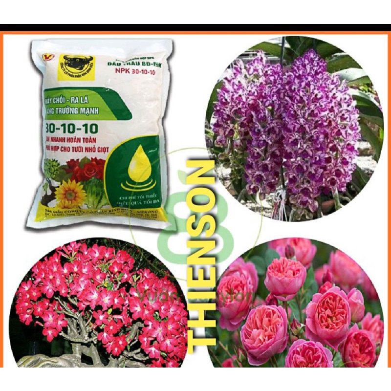 1KG Phân NPK 30-10-10 Đầu Trâu Ra Lá Chồi Hoa