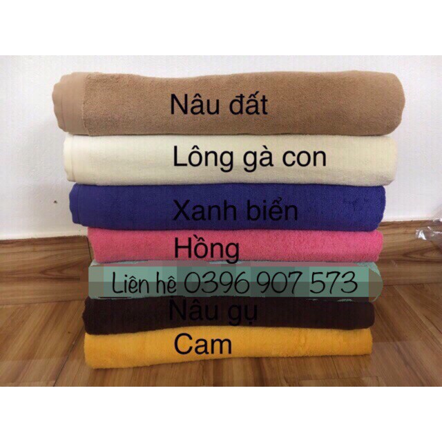 Khăn tắm xuất Nhật 70x140 cm 410g 100% cotton giá sốc (nhiều màu) Hàng xưởng đẹp