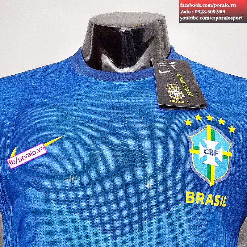 BỘ ÁO ĐẤU ĐT BRAZIL SÂN KHÁCH 2021/22 BẢN PLAYER CAO CẤP