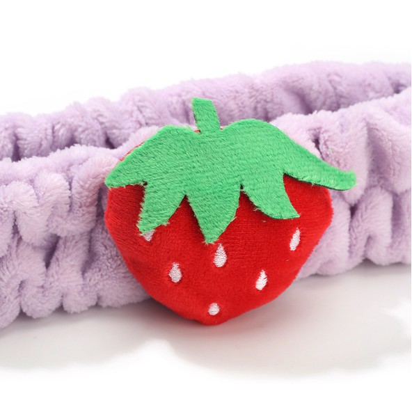 Băng đô Trái Dâu 🍓 xinh xinh, Băng đô Trái Dâu 3D vải nhung mềm mịn Cao Cấp | BigBuy360 - bigbuy360.vn