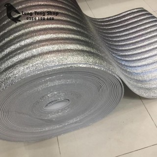 [ cuộn 5m - dày 5ly ] xốp bạc cách nhiệt - xốp tráng bạc pe foam dày 5mm