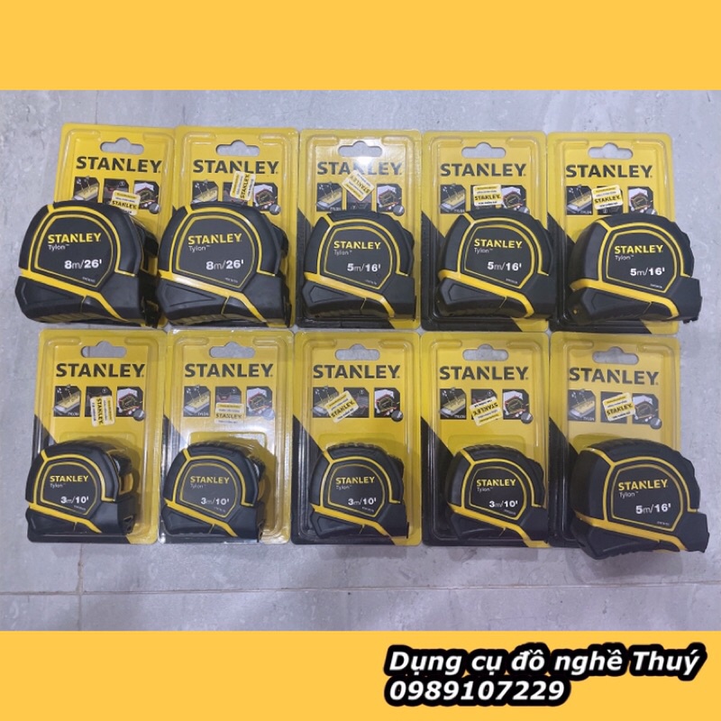 Thước cuộn thép Tylon 3m 5m 8m STANLEY STHT36193 STHT36194 STHT36195 - HÀNG CHÍNH HÃNG