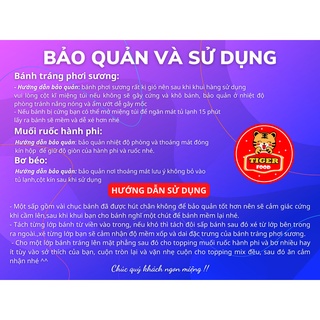 Combo bánh tráng phơi sương 500g - muối tôm hành phi - ảnh sản phẩm 7