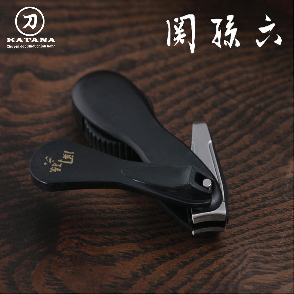 Bấm móng tay Nhật KAI HC1824 xoay 360 độ tiện lợi - Kèm dũa và đựng móng thừa - BH 12 tháng 1 ĐỔI 1