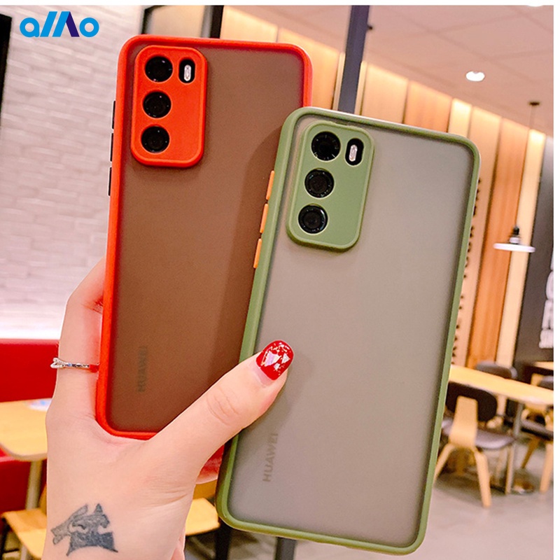 Ốp điện thoại silicon acrylic chống sốc cho Samsung Galaxy A03S Note 20 Ultra S21 Plus S20 Fe 5g A42 A51 A71