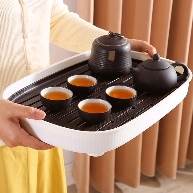 Khay Úp Chén Đĩa Hai Tầng Ráo Nước Tiện Dụng Cho Nhà Bếp