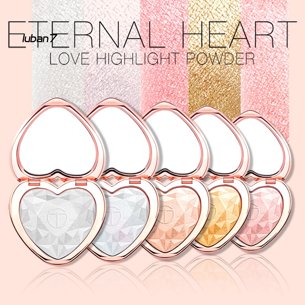 [Hàng mới về] Phấn bắt sáng OTWOO dạng nén đơn sắc tạo khối thiết kế hình trái tim