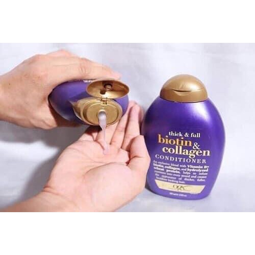 Dầu Gội Xã Dưỡng Dày Tóc OGX Thick & Full + Biotin & Collagen Shampoo - 385ml.