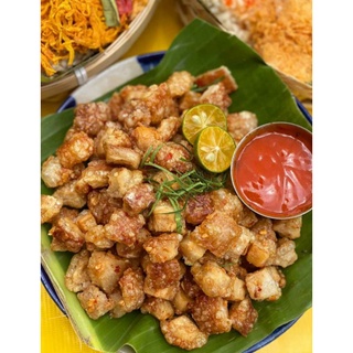 Tóp mỡ chiên mắm tỏi