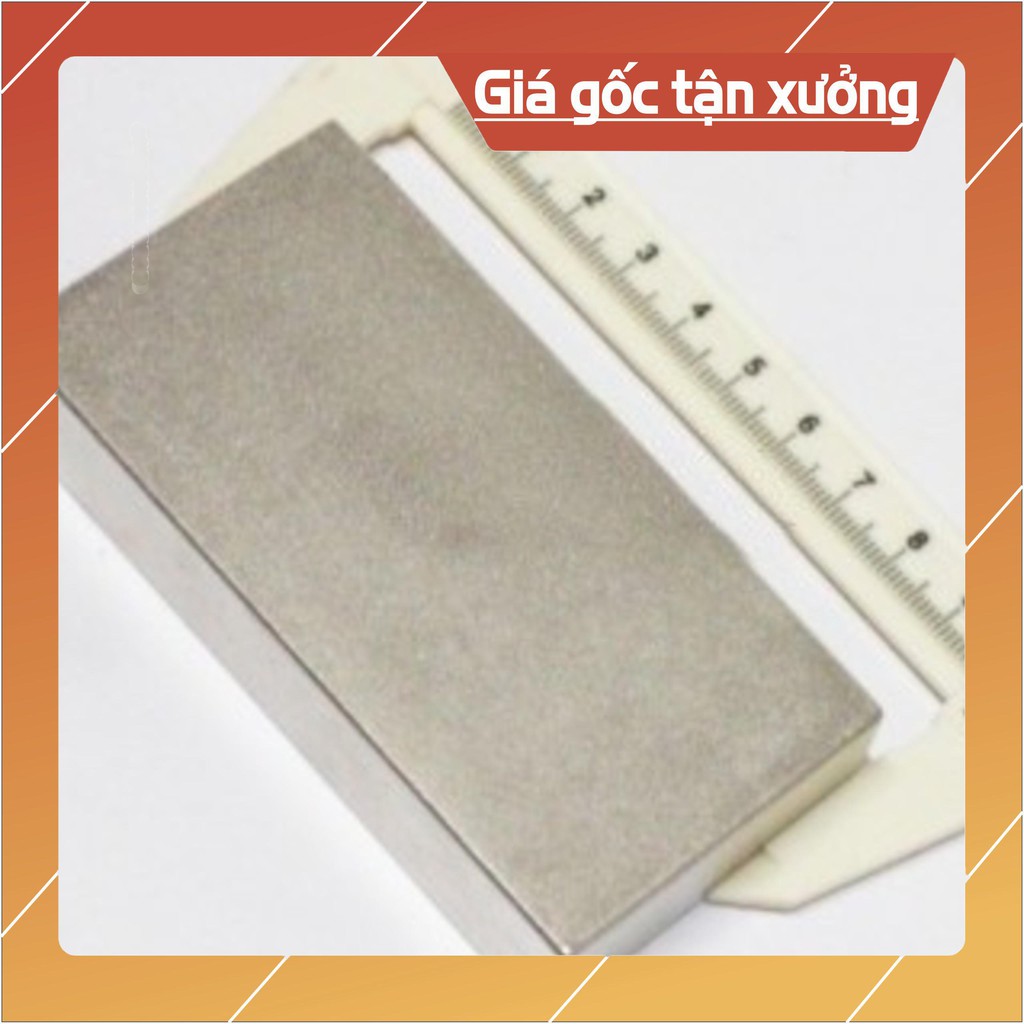 [Xả Kho] Nam châm viên 100x50x20mm, loại nam châm trắng đất hiếm siêu mạnh, cẩn thận khi sử dụng.