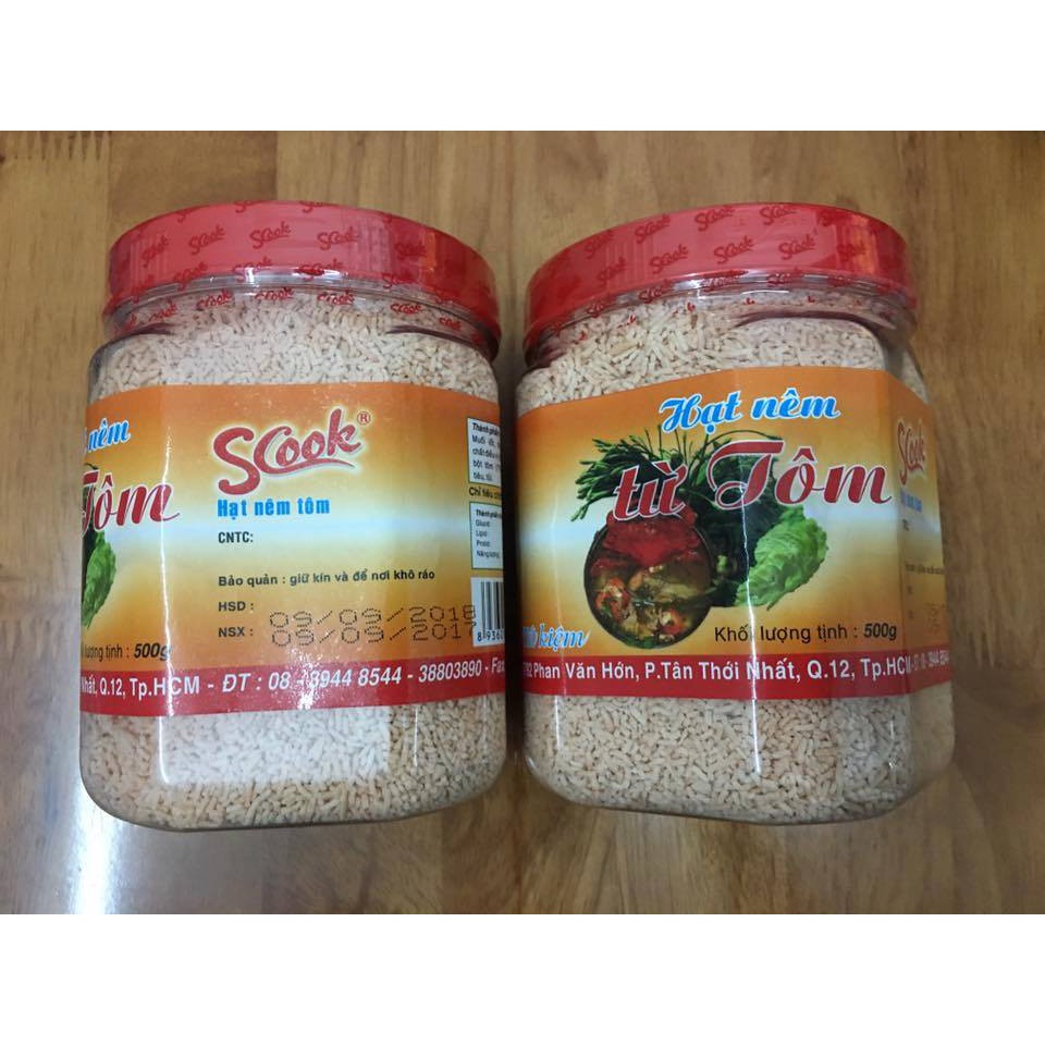 Scook Hạt niêm tôm - Hạt niêm thịt giảm giá đặc biệt 50% tất cả mặt hàng cân nặng 1ky đến hết tháng 7/2018 âm lịch