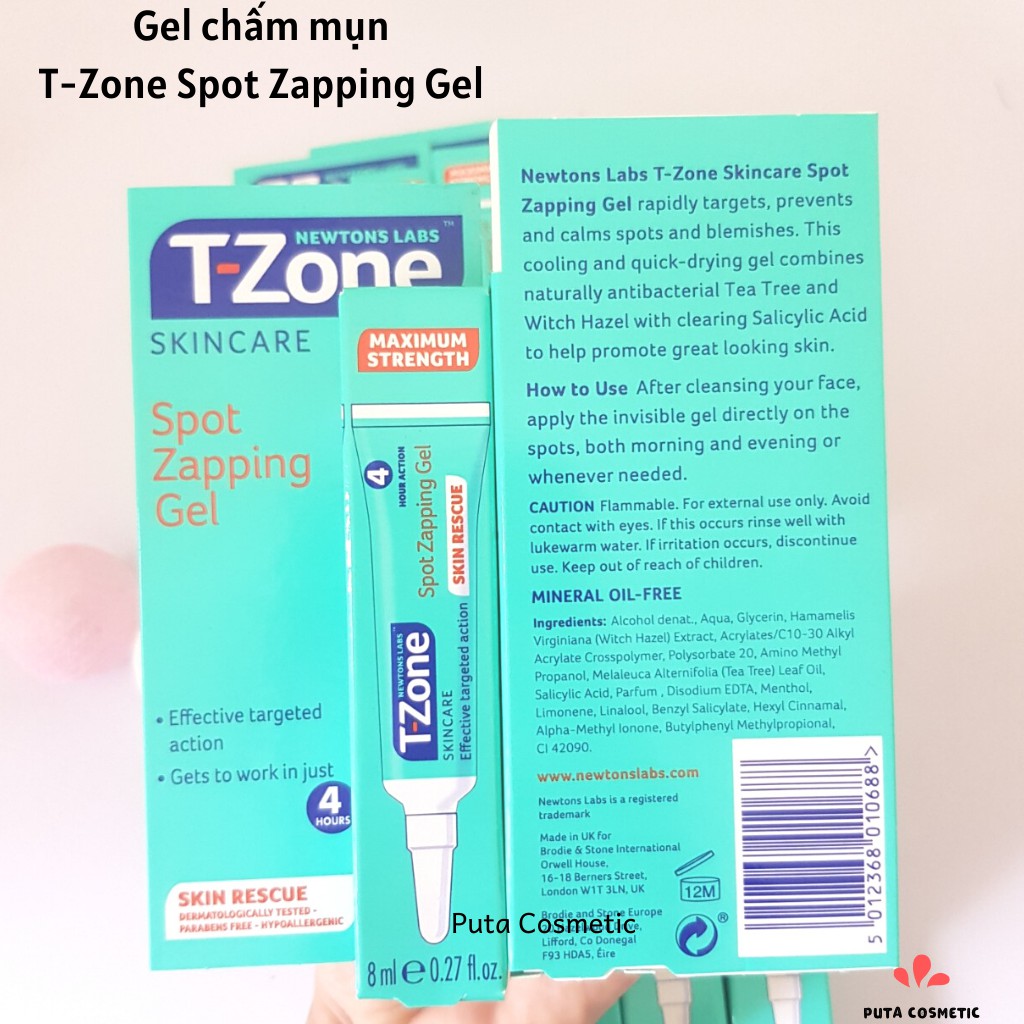 Gel chấm mụn T Zone Spot Zapping Gel - Giảm mụn, mờ thâm