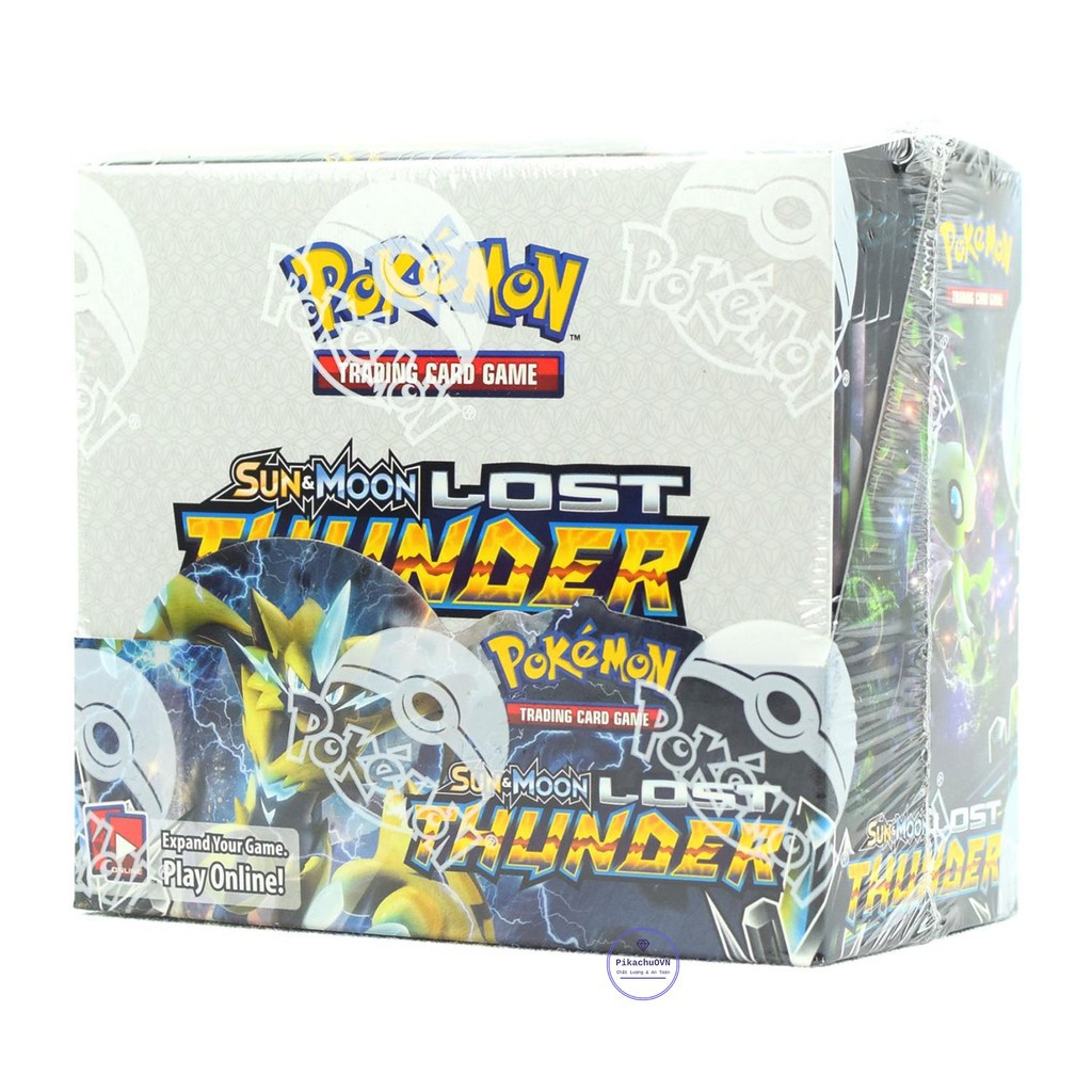 Bộ Thẻ Bài Pokemon TCG 324 Card Game Sun&amp;Moon Lost Thunder Sưu Tập Đẹp Đọc Đáo