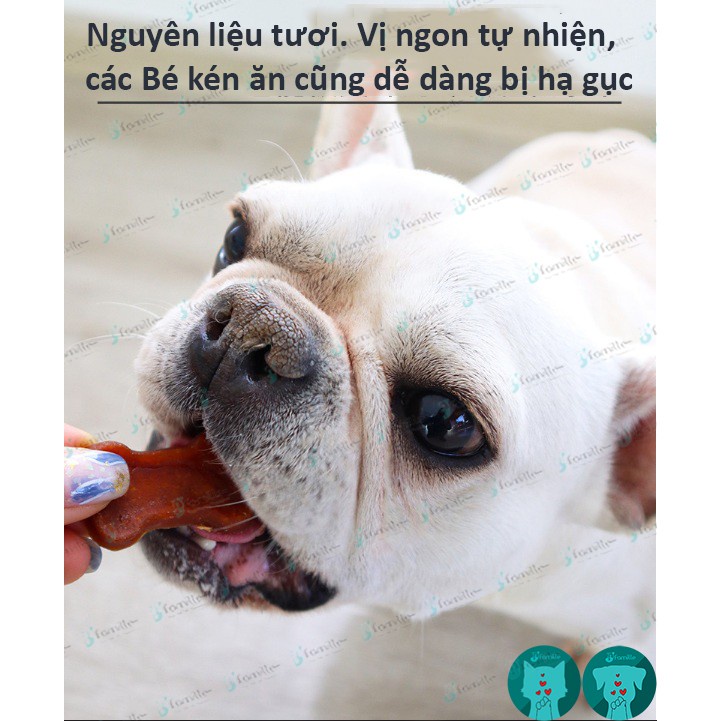 [PETSNACK]Treat Thưởng Huấn Luyện Cho Thú Cưng JFamille, Tiện Lợi Từng Gói Nhỏ Riêng Vị, Túi 100gr. JF102