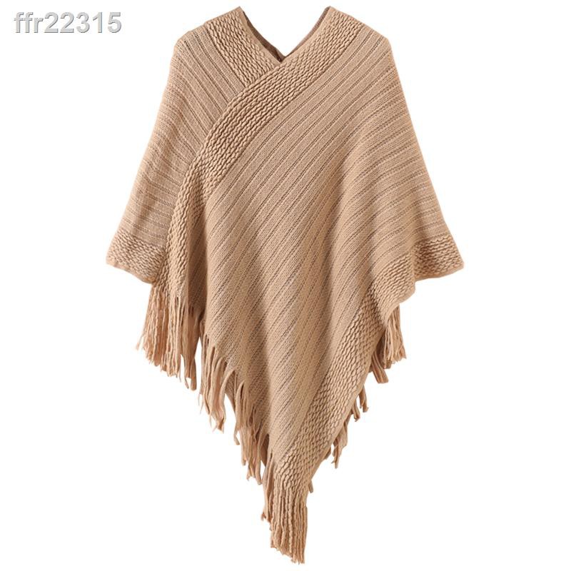 2021 Preferred℗☊Áo choàng len dáng rộng phong cách dân tộc thời trang thu đông cho nữ | BigBuy360 - bigbuy360.vn
