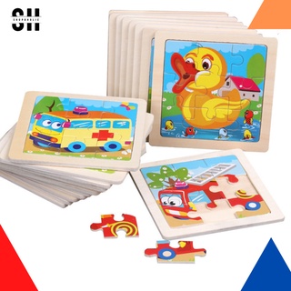 Image of MINI WOODEN PUZZLE Anak Puzzle Kayu jigsaw puzzle Kubus Mainan Edukasi Murah