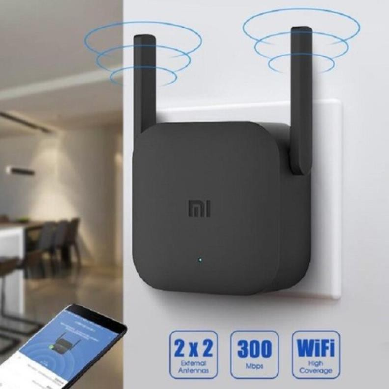 Kích Sóng Wifi Xiaomi Pro 2 Dâu 300Mbps, Phát Sóng Âm Xuyên Tường, Thu Phát Tốt, Băng Tần Rộng, Bảo Hành 12 Tháng