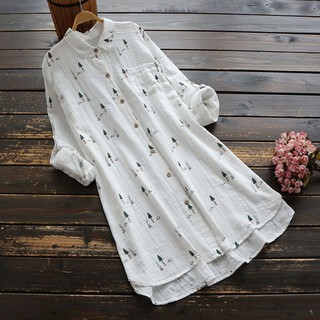 Sơ Mi Linen Dáng Dài 328