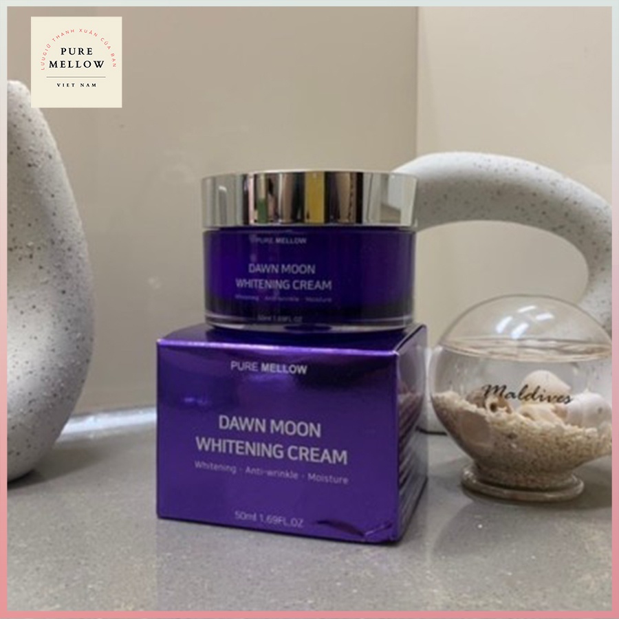 Kem Dưỡng Trắng Da Ban Đêm PURE MELLOW Trắng Hồng Tự Nhiên Làm Mờ Vết Thâm Dung Tích 50ML | BigBuy360 - bigbuy360.vn