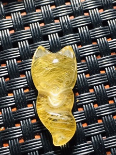 mặt dây chuyền hồ ly tóc vang