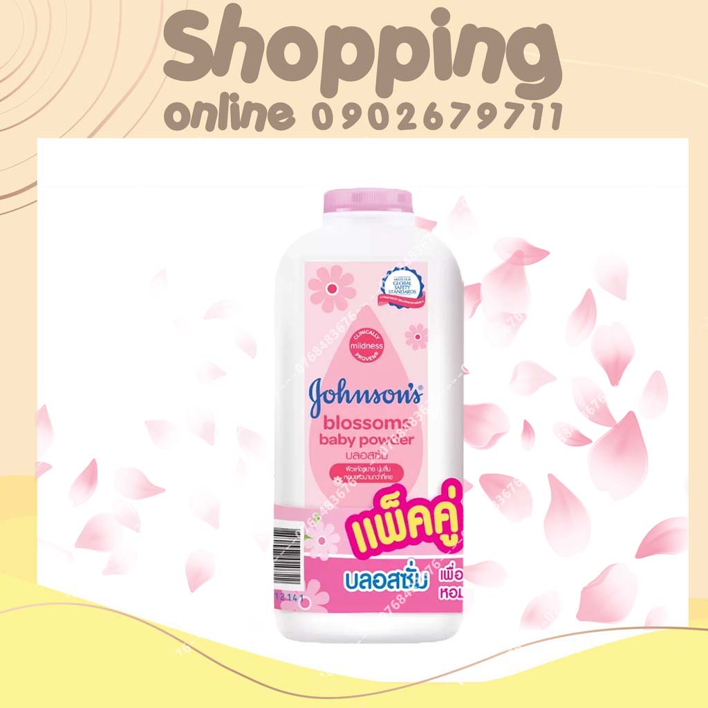 Phấn Em Bé Johnson's Baby Powder Hương Hoa Thái Lan - 380gr
