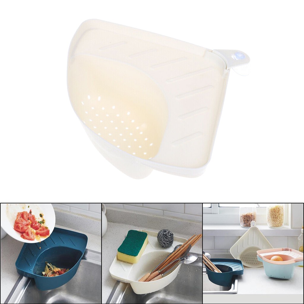 Giá Đựng Đồ Hình Tam Giác Gắn Bồn Rửa Chén Tiện Dụng