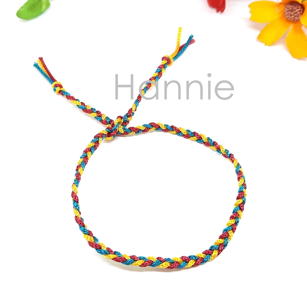 (Tay/Chân) Vòng chỉ tình bạn màu Tibet - Vòng đeo nam nữ chống thấm nước waterproof - Friendship Bracelet handmade