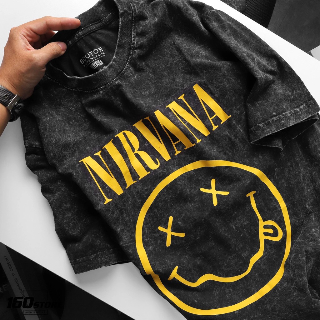 Áo thun BOUTON x N.vana acid wash (160Store) | BigBuy360 - bigbuy360.vn