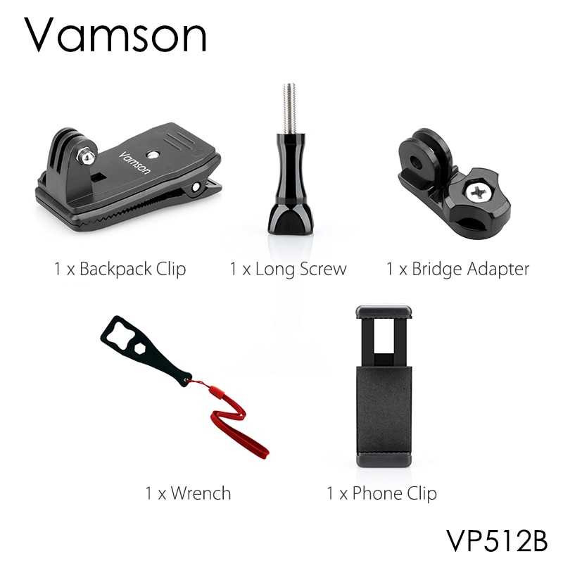 Kẹp Giữ Điện Thoại Xoay 360 Độ Lckmnoffcl Vamson Cho Gopro - Vp512