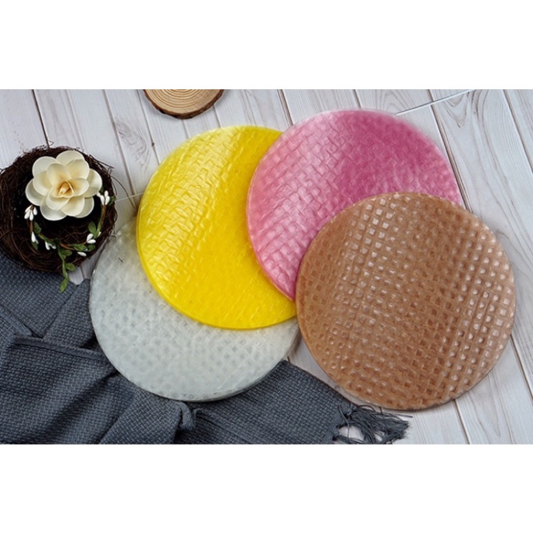 Bánh tráng 3 màu Mekong 22cm300g (Eatclean)