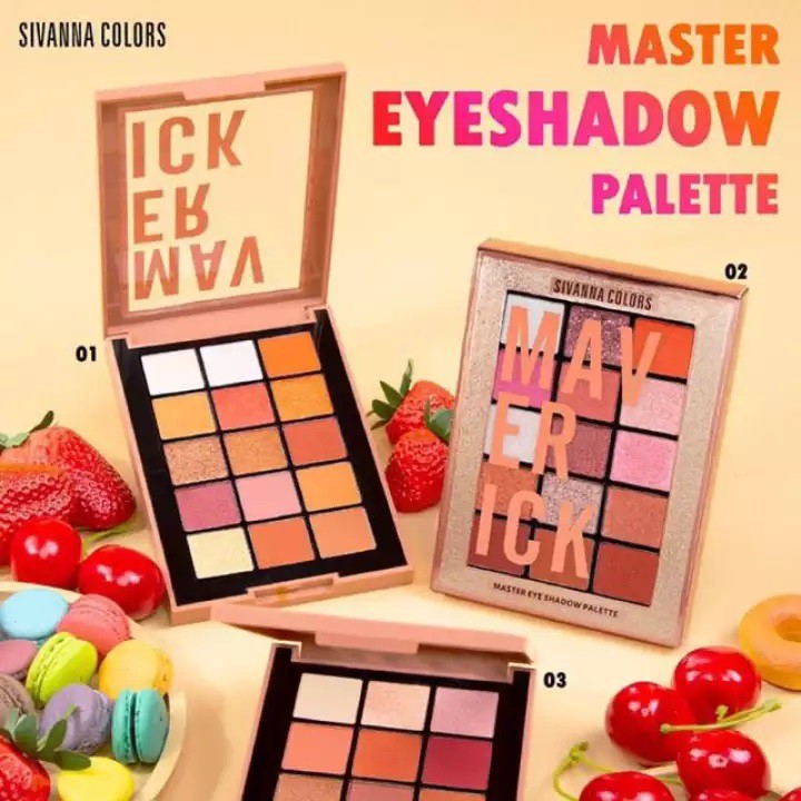 Bảng phấn mắt Sivanna Colors Maverick Eyeshadow Palette HF5026