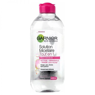 Nước Tẩy Trang Garnier Skin Active Solution Micellaire 400ml Hồng Nhạt