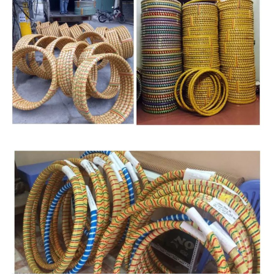 Vòng lắc bụng mây 5 kg siêu tan mỡ bụng Sức khỏe, Eo đẹp