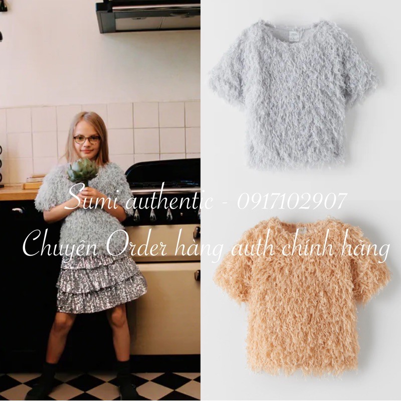 Áo phông tua rua Zara bé gái | Hàng hiệu vợt sale