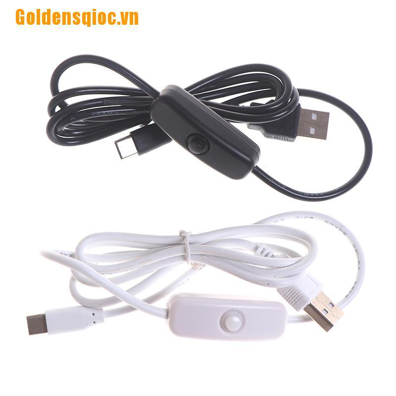 Dây Cáp Nguồn Loại C 5v 3a Cho Raspberry Pi 4