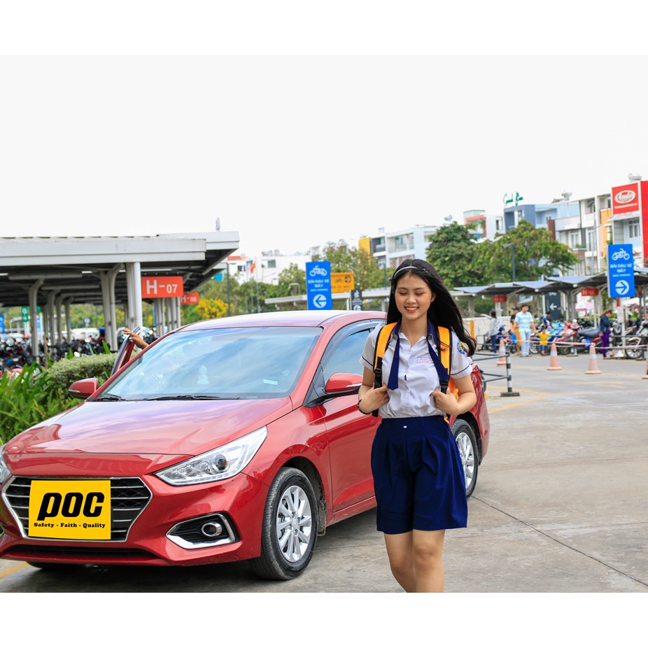 Balo khủng long màu cam vải nhung chống thấm