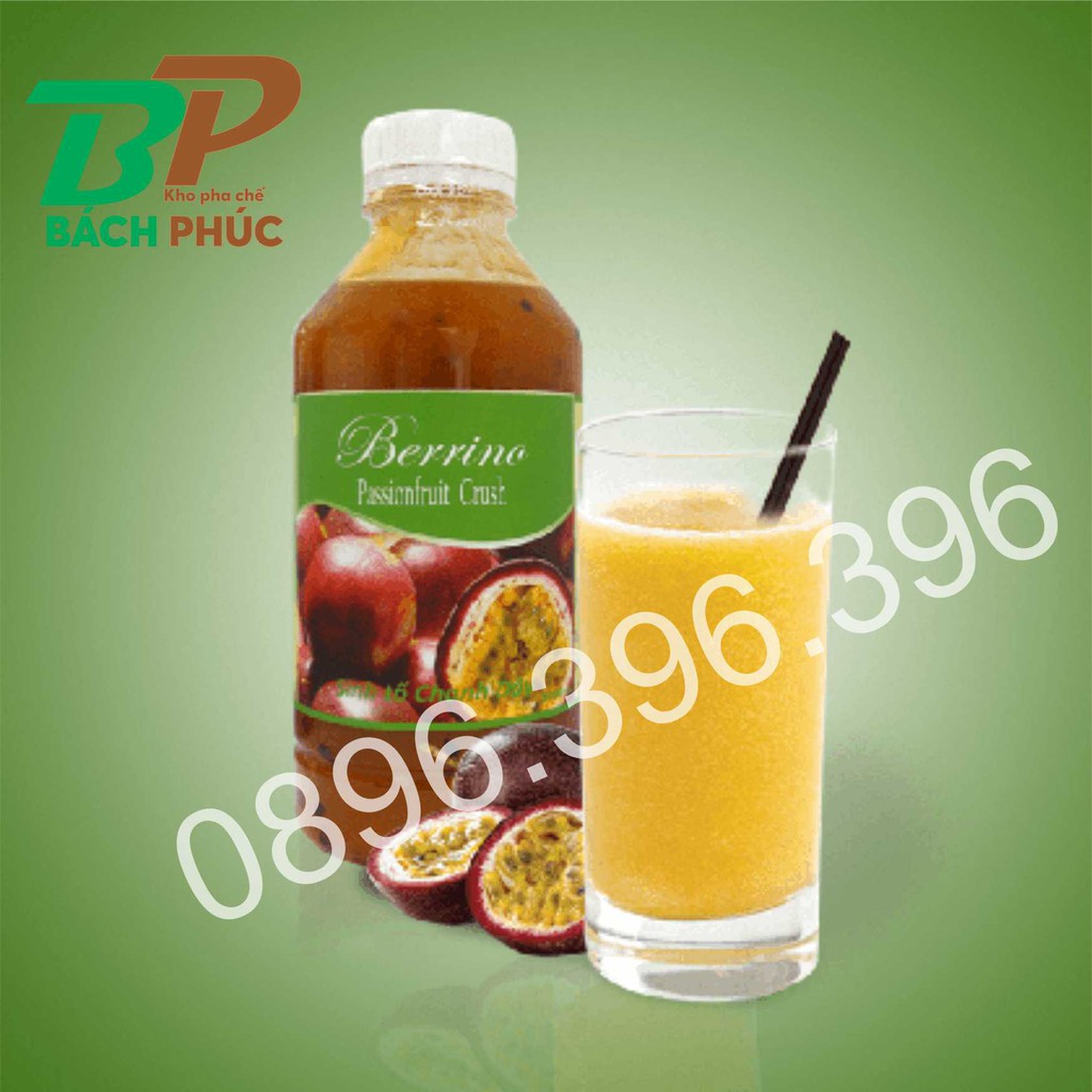 Sinh tố Berrino Chanh dây (Passion Fruit) – 1 Lít-Kho pha chế Bách Phú