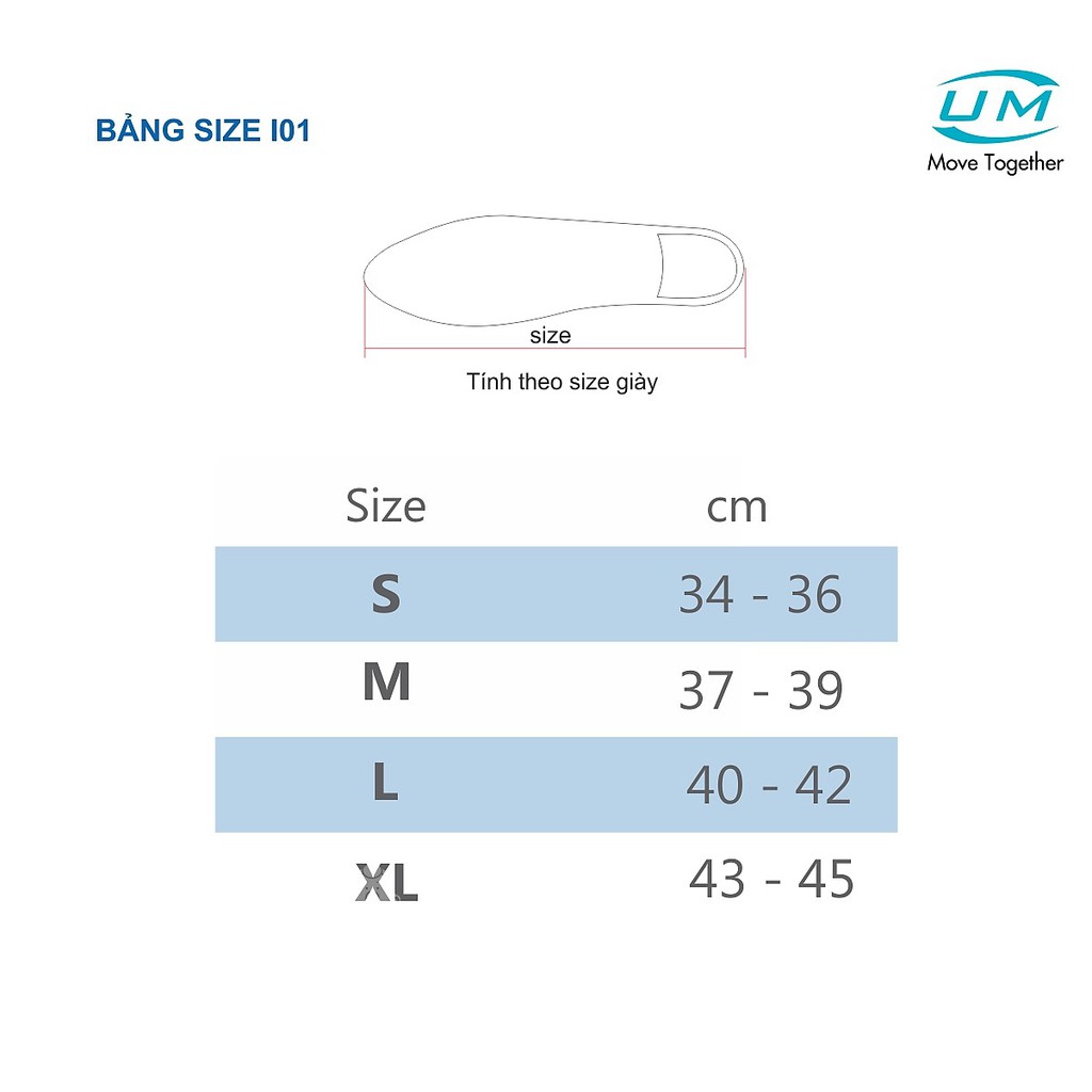 Đệm gót chân silicone United Medicare (I01) Size M