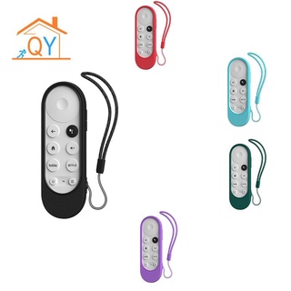 Silicone Vỏ Silicon Bảo Vệ Điều Khiển Từ Xa Cho Google Chromecast Tv 2020 Đen