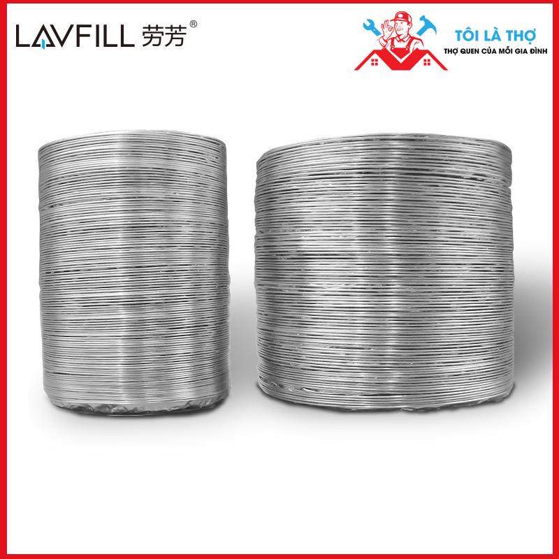 Ống bạc dẫn khí bền tốt cho thời gian sử dụng lâu dài với 2 cỡ phi 100 và 150mm LAVFILL