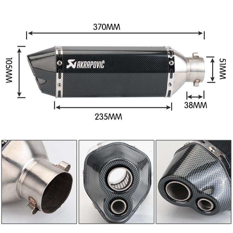 Ống Xả Xe Máy 38-51mm