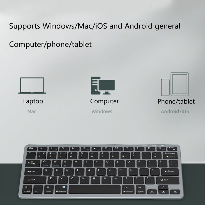 Bàn Phím Không Dây Hai Chế Độ Siêu Mỏng Không Gây Tiếng Ồn Cắm Và Ổ Cắm