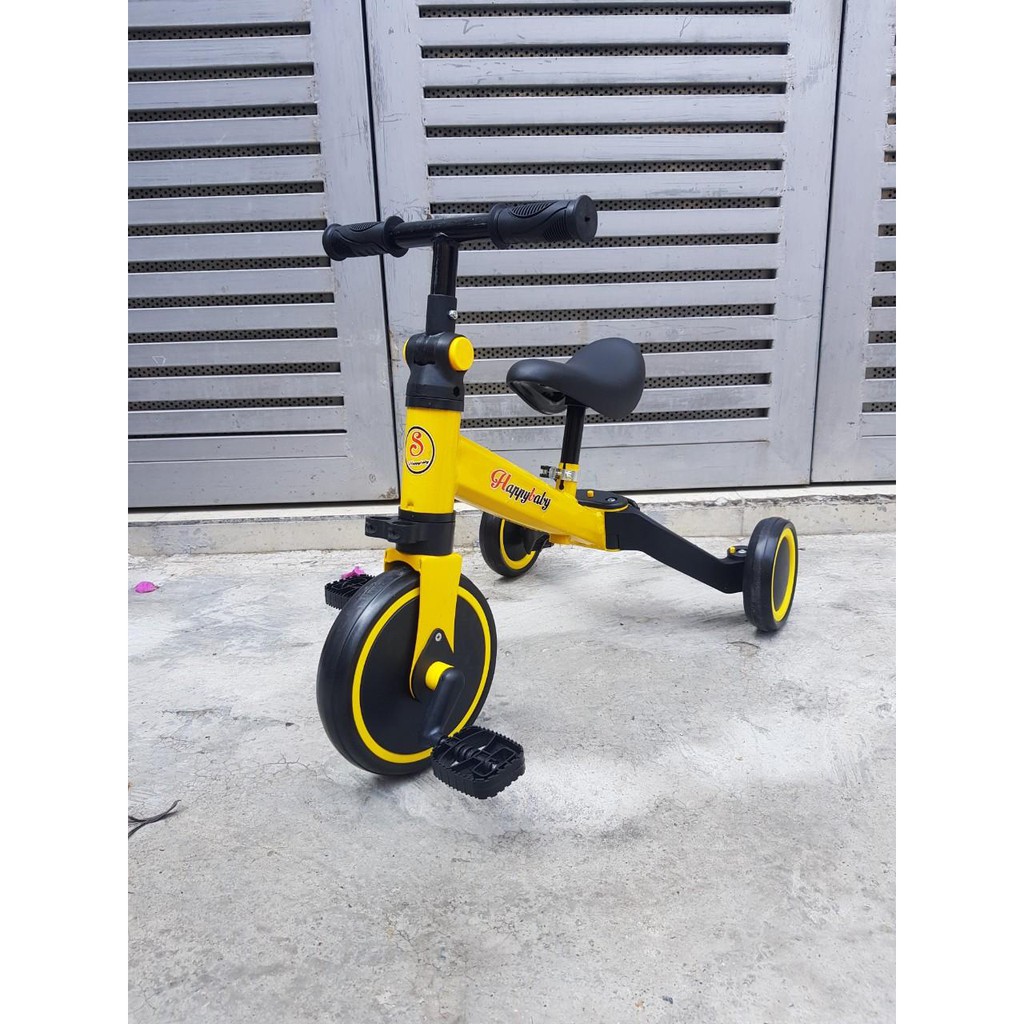 Xe đạp thăng bằng kiêm chòi chân 3in1 cho bé - Chính Hãng HAPPY BABY