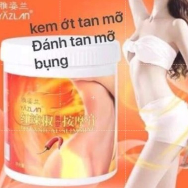 Kem Tan Mỡ Giảm Cân Chống Sần Da Kem ớt Đánh Mơ Bụng