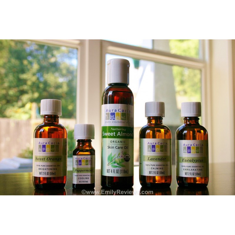 DẦU DƯỠNG DA HỮU CƠ THIÊN NHIÊN AURA CACIA SWEET ALMOND OIL 118ML CHÍNH HÃNG - 2776