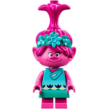 Đồ chơi lắp ráp Iego Trolls World Tour - Nhân vật Poppy with Cupcake - Mã số twt005