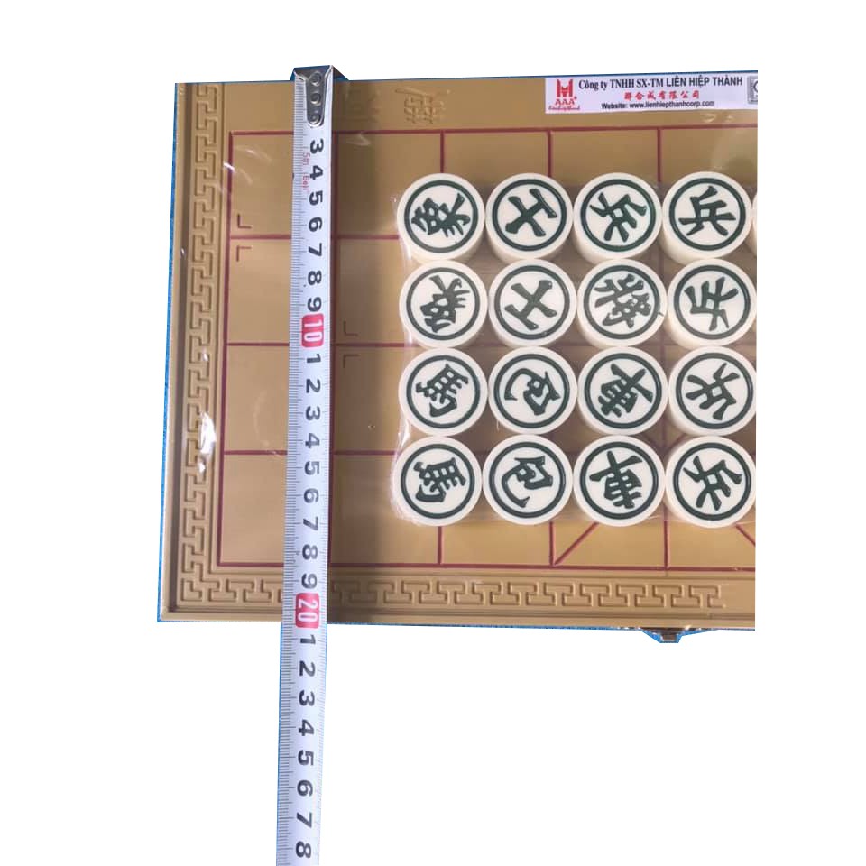 Bàn Cờ Tướng cao cấp Liên Hiệp Thành Lớn 40cm x 36cm.  Quân Cờ 3cm