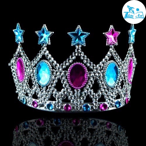 Vương miện đính đá hóa trang công chúa - Phụ kiện thời trang cho bé yêu