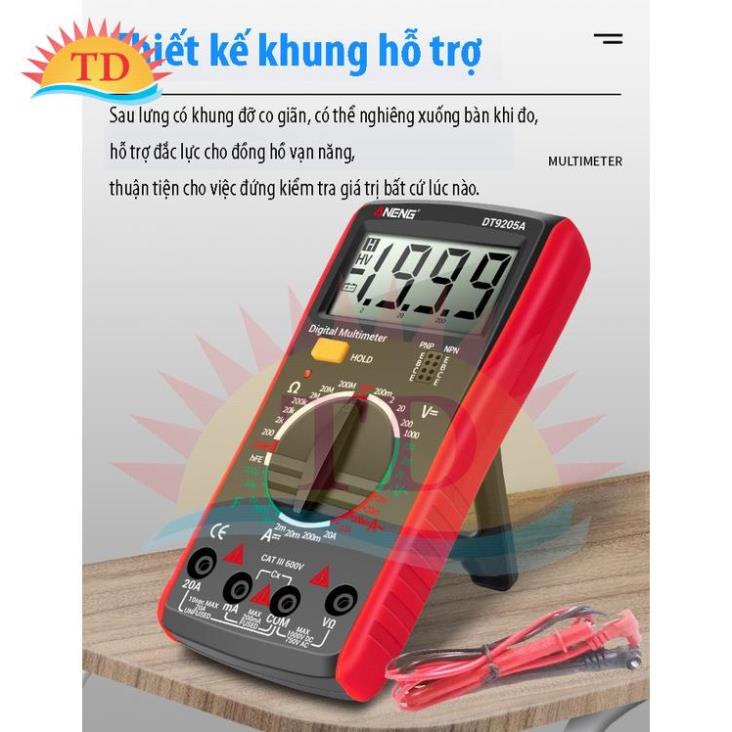 Đồng hồ đo vạn năng ANENG DT9205A sửa chữa cho thợ điện, điện tử