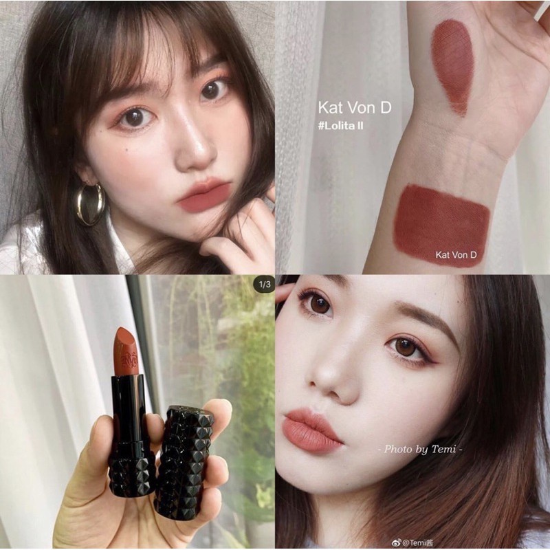 Son thỏi Kat Von D Studded Kiss Creme Lipstick